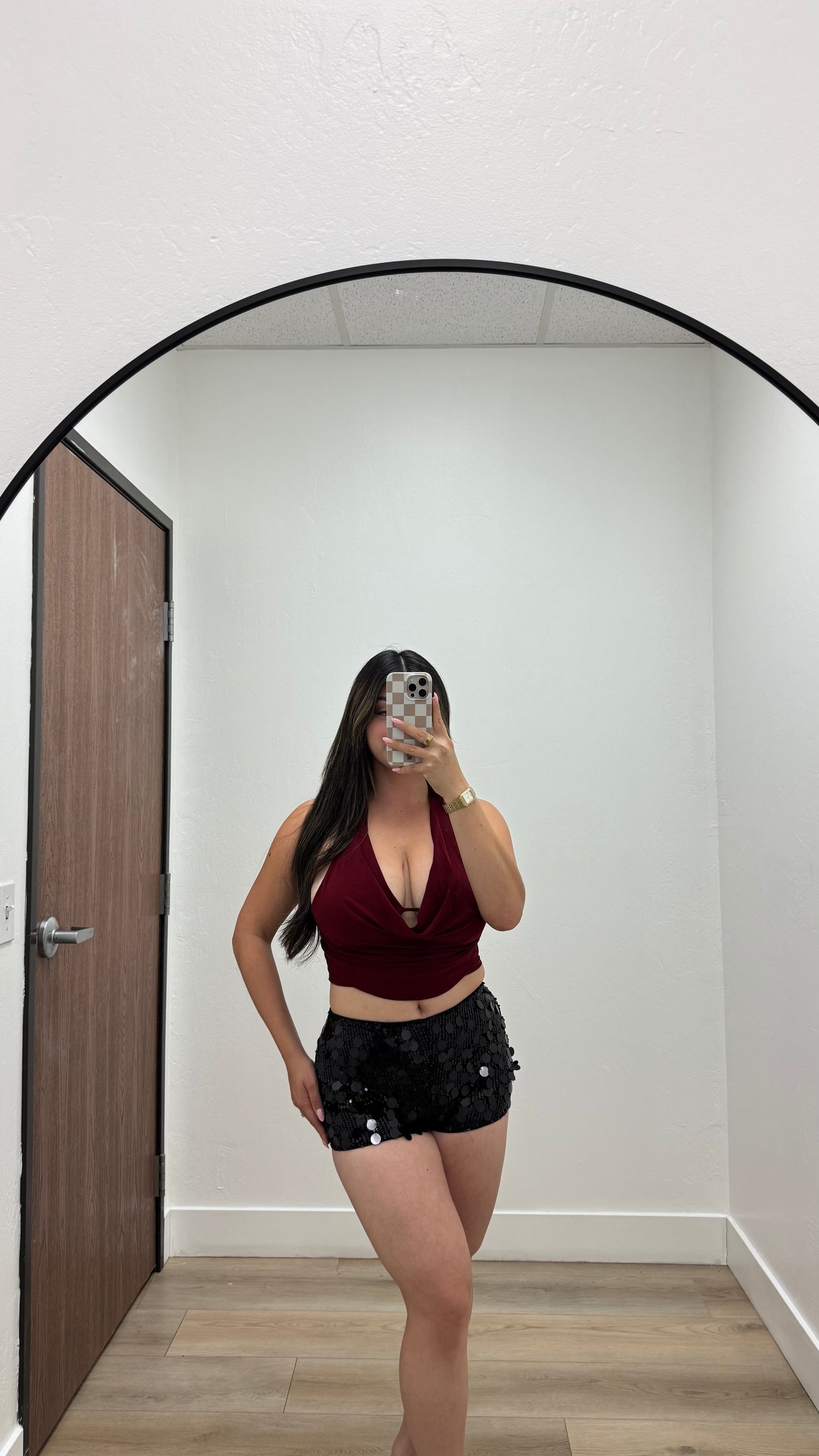 Black sequence shorts Bottoms