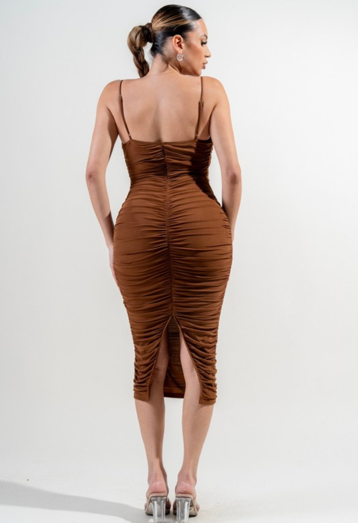 Ruched Midi Dress