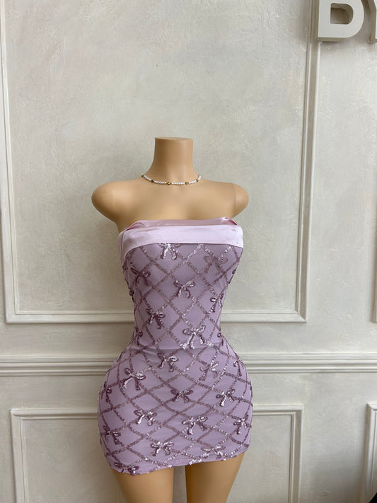 Lavender sequence dress