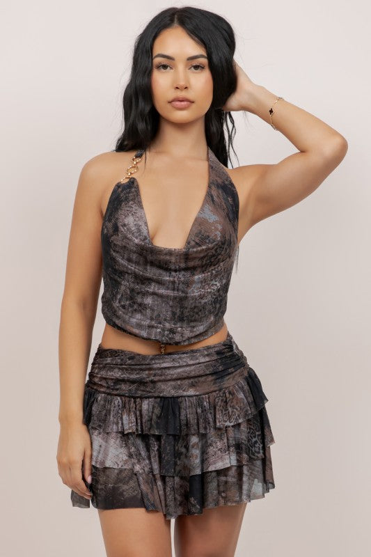 2pc skirt set