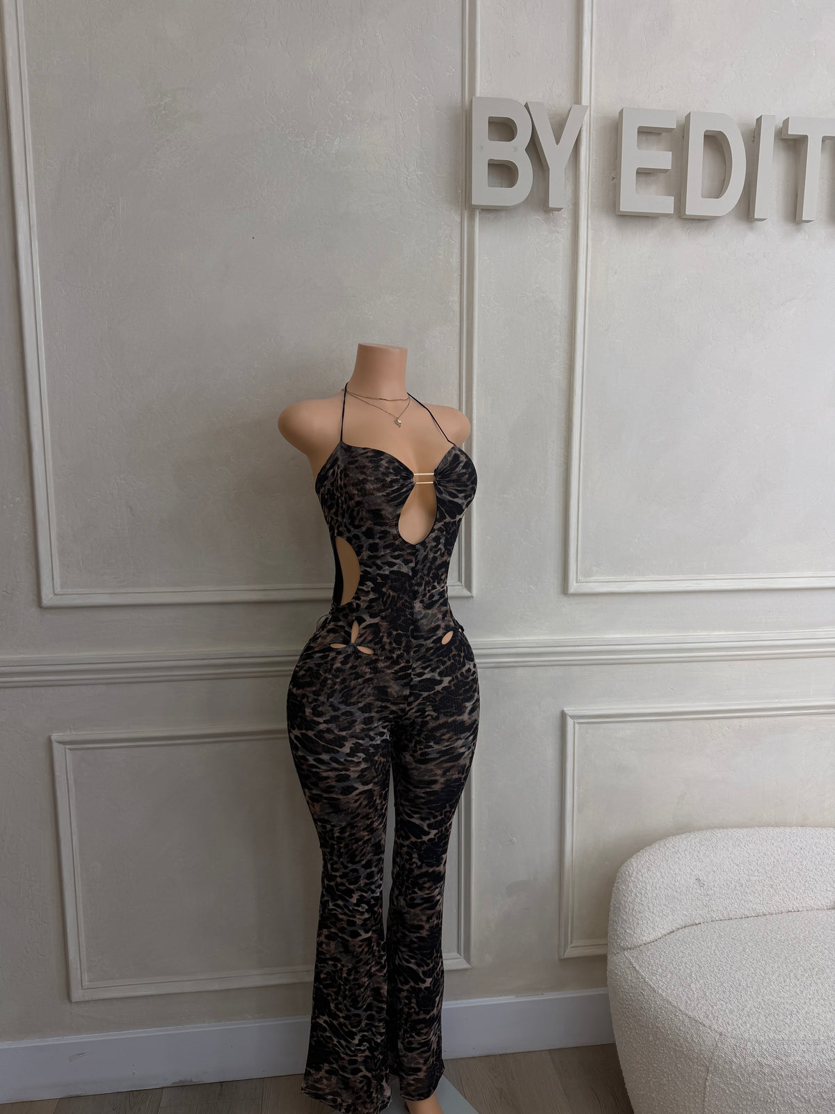Leopard jumpsuit