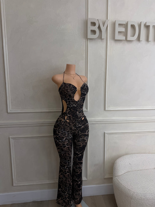 Leopard jumpsuit