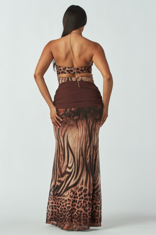 Wild instinct maxi dress