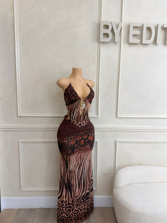 Wild instinct maxi dress