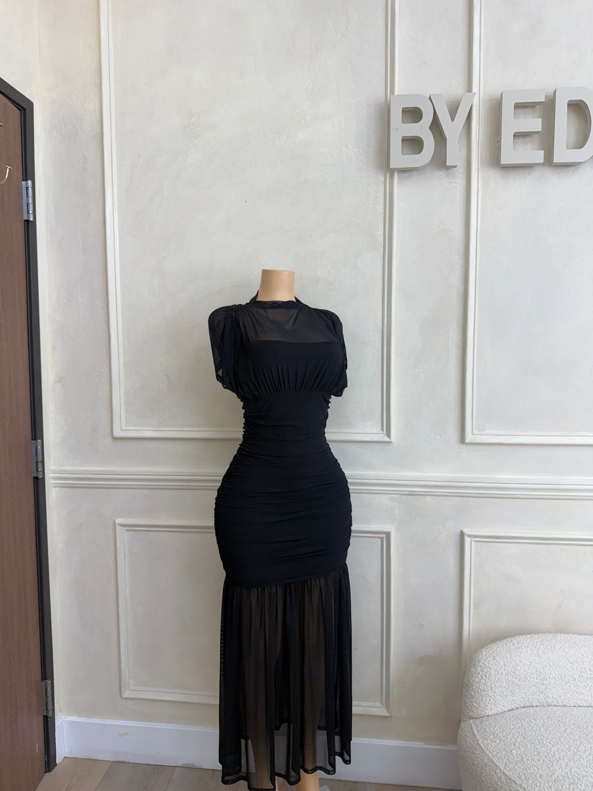 Maxi mesh dress