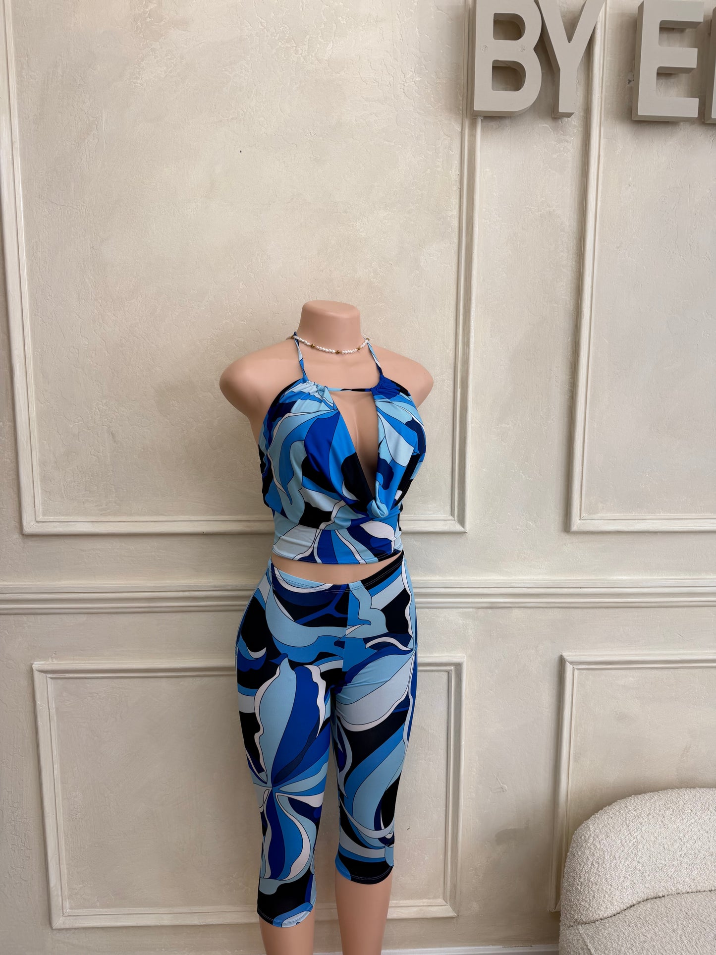 Pucci inspired capri set